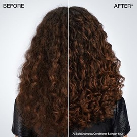 Redken Haircare All Soft Argan-6 Oil, Leave-In Treatment, Multi-Benefit Oil,Enriched with Omega-6, Enhanced Softness & Shine, Nourishing Formula