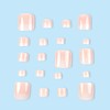 Light Pink Press on Toenails Short Toe Nails Press Ons