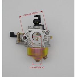 Strongthium GX240 GX270 Tune Up Parts Carb Kit for Honda Predator 8.0 9.0 hp 301cc w/Carburetor + Pull Start + Coil + Air Filter + Spark Plug + Throttle Springs + Gaskets