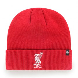 '47 Liverpool FC Wool Hat LFC Cuffed Hat Red Raised Beanie Hat
