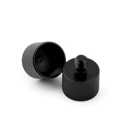 SAVITA 2pcs Mic Foot Adapter Screw Thread Adapter 5/8 to 1/4 Tripod Screw Adapter for Camera Monitor Microphone Stand