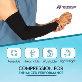 A3 Performance BODIMAX - Mangas de compresión para brazos, natación (XL)