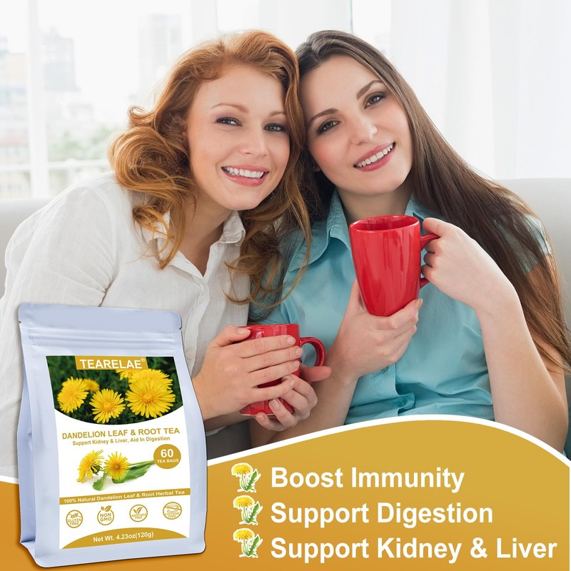 TEARELAE - Dandelion Leaf & Root Tea - Premium Dandelion