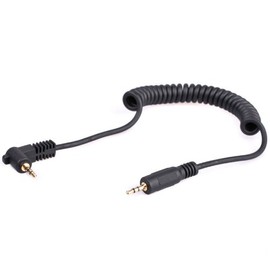 JJC Cable-C Remote Shutter Release Connection Cable 2.5 mm Jack (Cable, Connection Cable) for Triggertrap and Canon RS-60E3