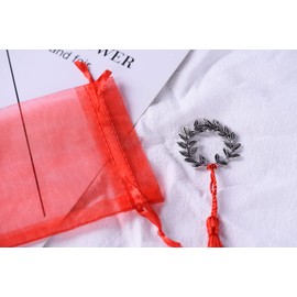 MKISHINE Bomboniera Laurea Corona Alloro, Pack of 12