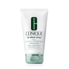 Clinique All About Clean 2-in-1 Cleansing  Exfoliating Jelly  Limpiador y Exfoliante - Producto Original de Alta Calidad, Entrega Rápida y Segura, Gar
