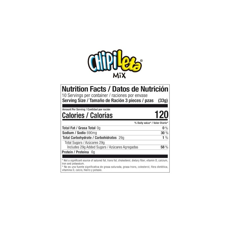Generic Anahuac Chipileta Mix Paleta Lollipop Candy Orange, Chamoy, and