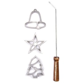 Kitchen Supply 7288 Rosette Iron Set, Holiday by Kitchen Supply