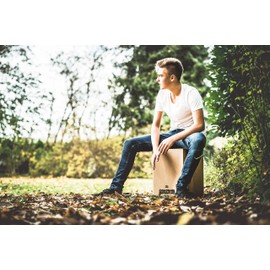 Meinl VivaRhythm VR-CAJ2GO Fold-able Pop Up Cardboard Cajon-2-Go with Internal Snares