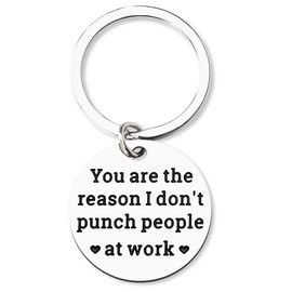 Keychains Gifts for Coworker Colleague Leaving Farewall Going Away Gifts for Co workers Friends Work Besties Thank You Birthday Presents for Leader Boss Female Male Promotion Retirement Keychain