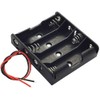 4 AA Battery Holder with Wire Leads (2-Pack), 6V Battery