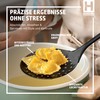 HENSSLERS® Slotted Spoon - 36cm Stainless Steel Perfect for Skimming