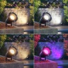 ledscom.de DUK Garden Spotlight for Outdoor Use, IP65, Plug, Black,