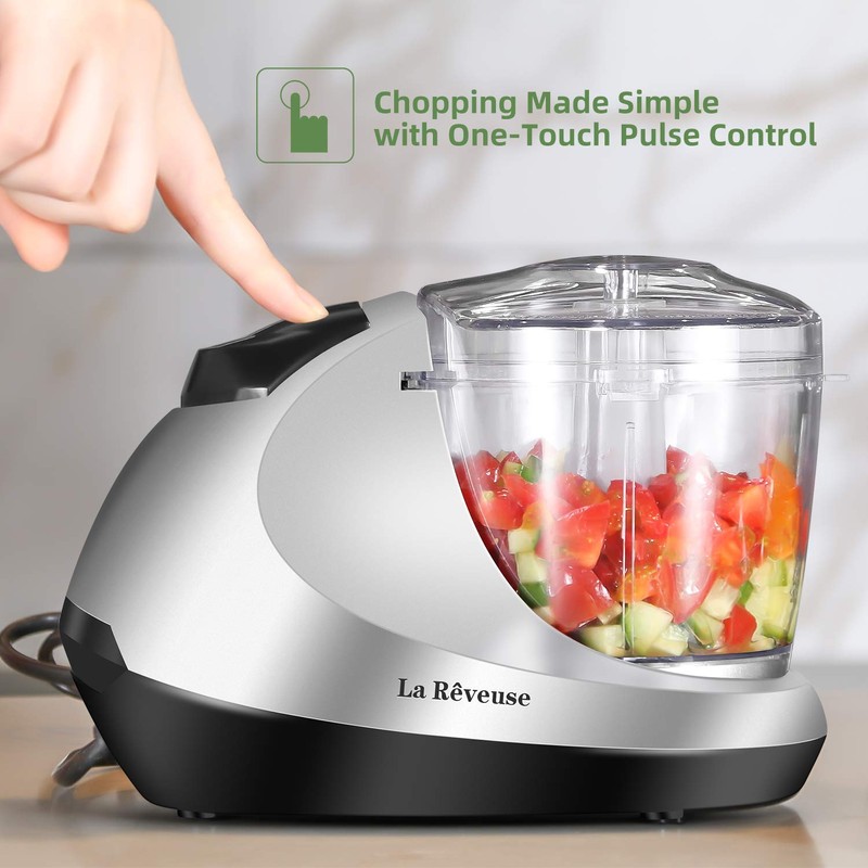 La Reveuse Electric Mini Food Chopper Vegetable Fruit Cutter Meat