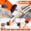 YARDMARIS Electric Chainsaw Sharpener Kit with 3 Diamond Sharpening Wheels,