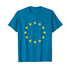 European Union EU Flag on T-Shirt T-Shirt
