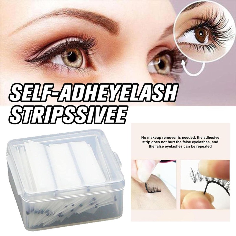 40 Pcs Fake Lashes No Glue Apply False Lashes Eyelash