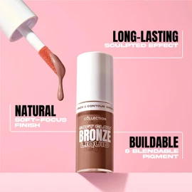 Collection Cosmetics Soft Glow Liquid Bronzer, Long-lasting Sculpted Effect, Buildable & Ultra-blendable Pigment, 5ml, Medium