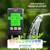 Splenssy Soil Moisture Meter 6-in-1 Soil Ph Meter Moisture/Fertility/pH/Temperature/Humidity/Light 90-Degree