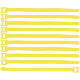750 x Velcro Cable Ties 300 x 28 mm Yellow - Velcro Cable Ties Cable Velcro Tape - Resealable/Reusable (750, 300 x 28 mm Yellow)
