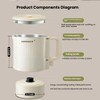 Premium Travel-Friendly Foldable Electric Kettle - 21oz Hot Water Boiler
