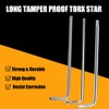 Utoolmart T25 Long Tamper Proof Torx Star Key Bit Wrench