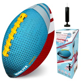 Sunlite Sports Waterproof Football for Lawn Backyard Pool Beach Lake Park Water Toy, Outdoor Play, for Kids Children Teens Adults, Family Fun