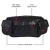 Leatherboss Genuine Lambskin Leather Fany Pack Waist Bag with Cell