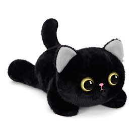 Ditucu Cute Black Cat Plush Soft Kitten Kitty Stuffed Animal Plushies Toys Dolls Gifts for Kids 7.5 inch