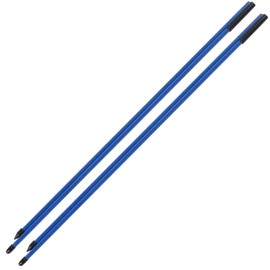 Fiberglass Golf Alignment Sticks 2 Sections Foldable Golf Direction Indicator Rod AidBlue