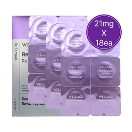 Wellage Season 4 Capsule Ampoule Freeze-dried Hyaluronic Acid Real Hyaluronic RX 18 servings (1 box) / 웰라쥬 시즌4 캡슐 앰플 동결건조 히알루론산 리얼 히알루로닉 RX 18회분(1박스)