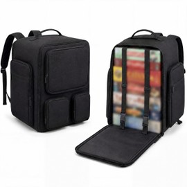 Abbylike 19.7 x 15.7 x 15.7 Inch Large Board Game Bag, Extra Large Board Game Backpack with Reinforced Structure, Padded Shoulder Straps & Multi Pockets for Dice, Cards & Tabletop Storage Travel