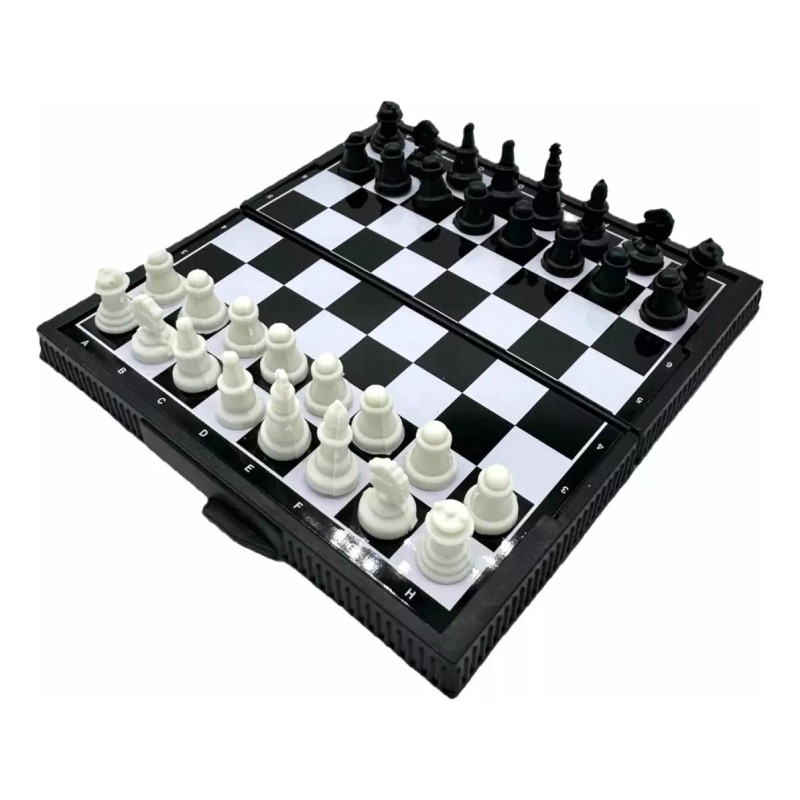 KFMX Mini Juego De Ajedrez Magnetico En Estuche Tablero Portatil