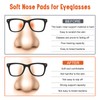Eyeglasses Nose Pads,6 Pairs Silicone Nose Pads for Glasses, Anti-Slip