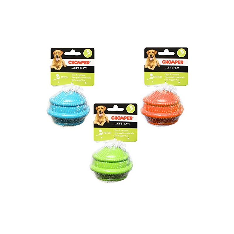 Reaowazo Chomper extra tough & Colorful Medium 3" Squeaky &