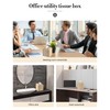 Tissue Box Cover, Jeethemy Square PU Leather Tissue Box Holder,