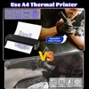 PMOTPKOM Wireless Tattoo Transfer Stencil Printer Machine 2600mAh Thermal Printer