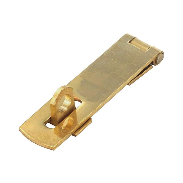 Solid Brass Hasp & Staple for Cupboard/Cabinet Door – 1 x 63mm