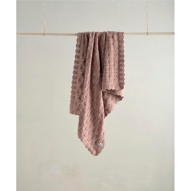 Mamas & Papas Small Knitted Blanket, Wildflower