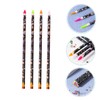 TOVINANNA 4pcs Nail Art Rhinestone Pen Stipple Crayon Wax Pencil