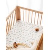 TILLYOU Mussola - Set di 2 lenzuoli con angoli elasticizzati