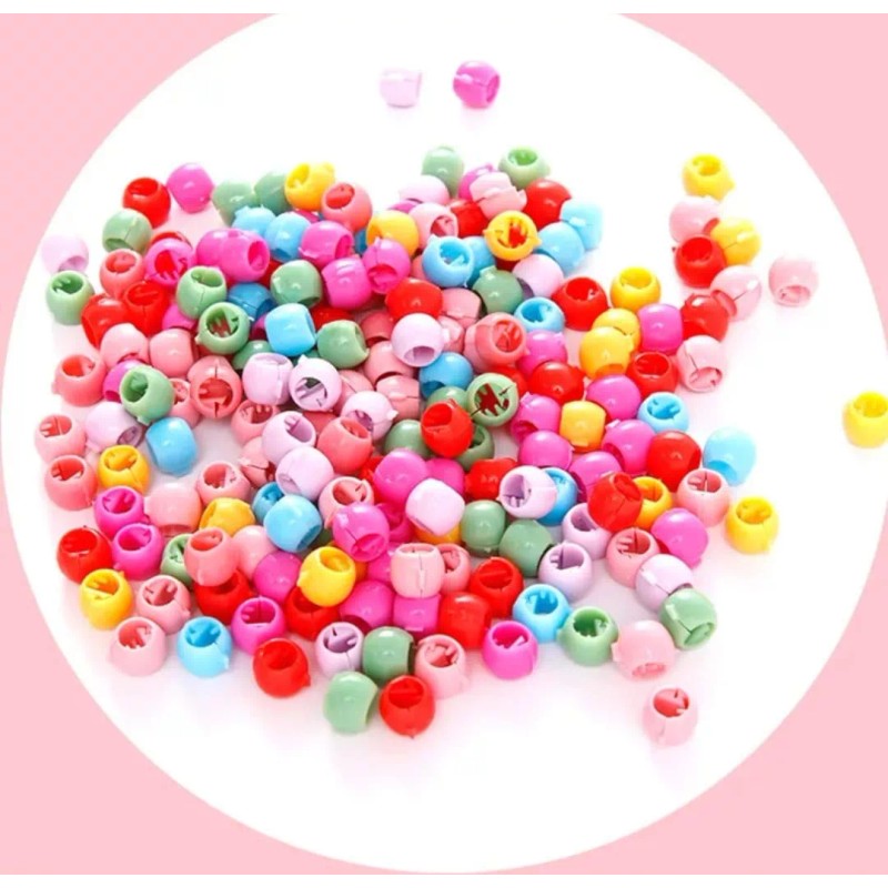 KH Tira De 10 Bolsas Piojitos Colores Cabello Broches Niña