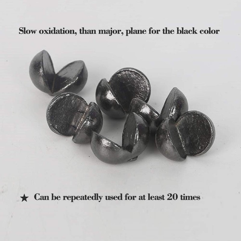 LSHEL Fishing Lead Set 0.26 g × 500 Pieces Removable