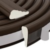 118 Inch Wedge-Shape Weather Stripping Door Seal,Windows and Doors Insulation,Self