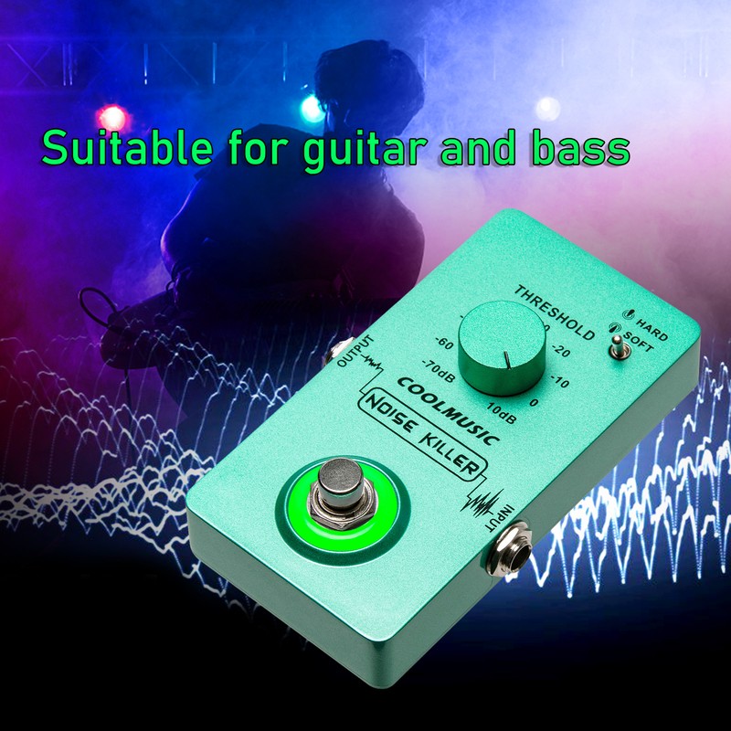 COOLMUSIC Noise Killer Effect Pedal True Bypass Noise Gate Guitar