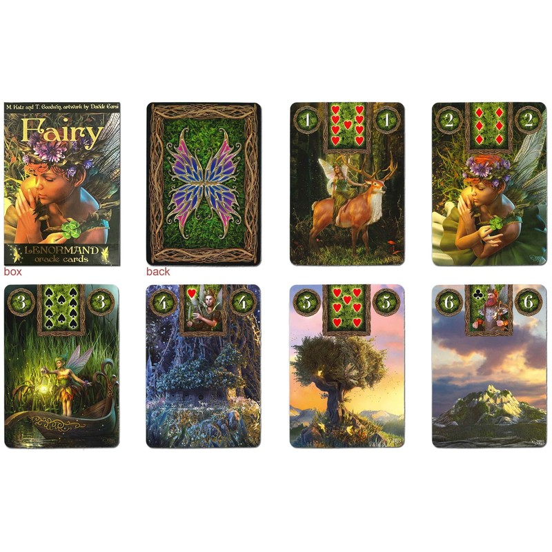 Oracle Cards Fortune Telling, 36 Count Fairy Renorman Oracle