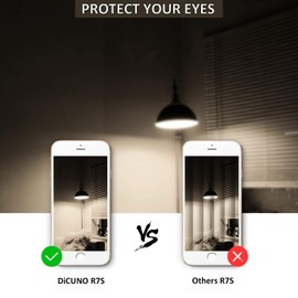 DiCUNO R7S LED Bulb Dimmable 10 W = 75 W R7S Halogen Bulb, J Type 22.05 x 118 mm, Linear LED Bulb, 1100 LM, Cool White 5000 K, 100-230 V, 180 Degrees, Pack of 2