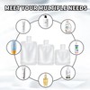 30 PCS Travel Pouches for Toiletries, FUNCYboo Travel Size Portable
