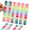 Huotflame Transparente Haftnotizen Index Tabs – 10 Farben PET Klebezettel