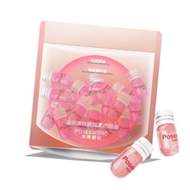 Natural Makeup Remover OLI,Makeup Remover Oil Mini and Gentle Cleansing Remover Oil for All Skin Types-Nourishing and Gentle,Individually Packaged -Travel-Friendly(Rose 20 Pcs)